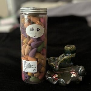 DEALZ!! Backflow incense burner with incense pack bundle